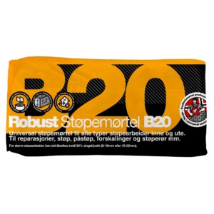 Robust Støpemørtel B20 20 kg